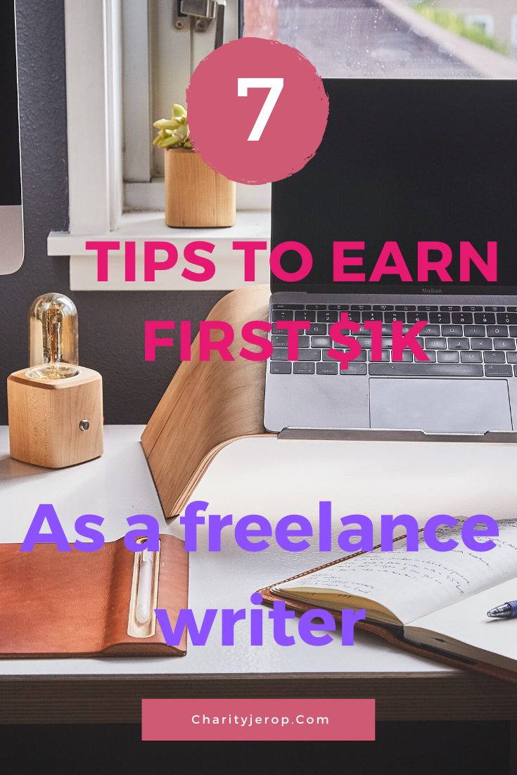 Earn $1k Writing Online as A Freelance Writer.