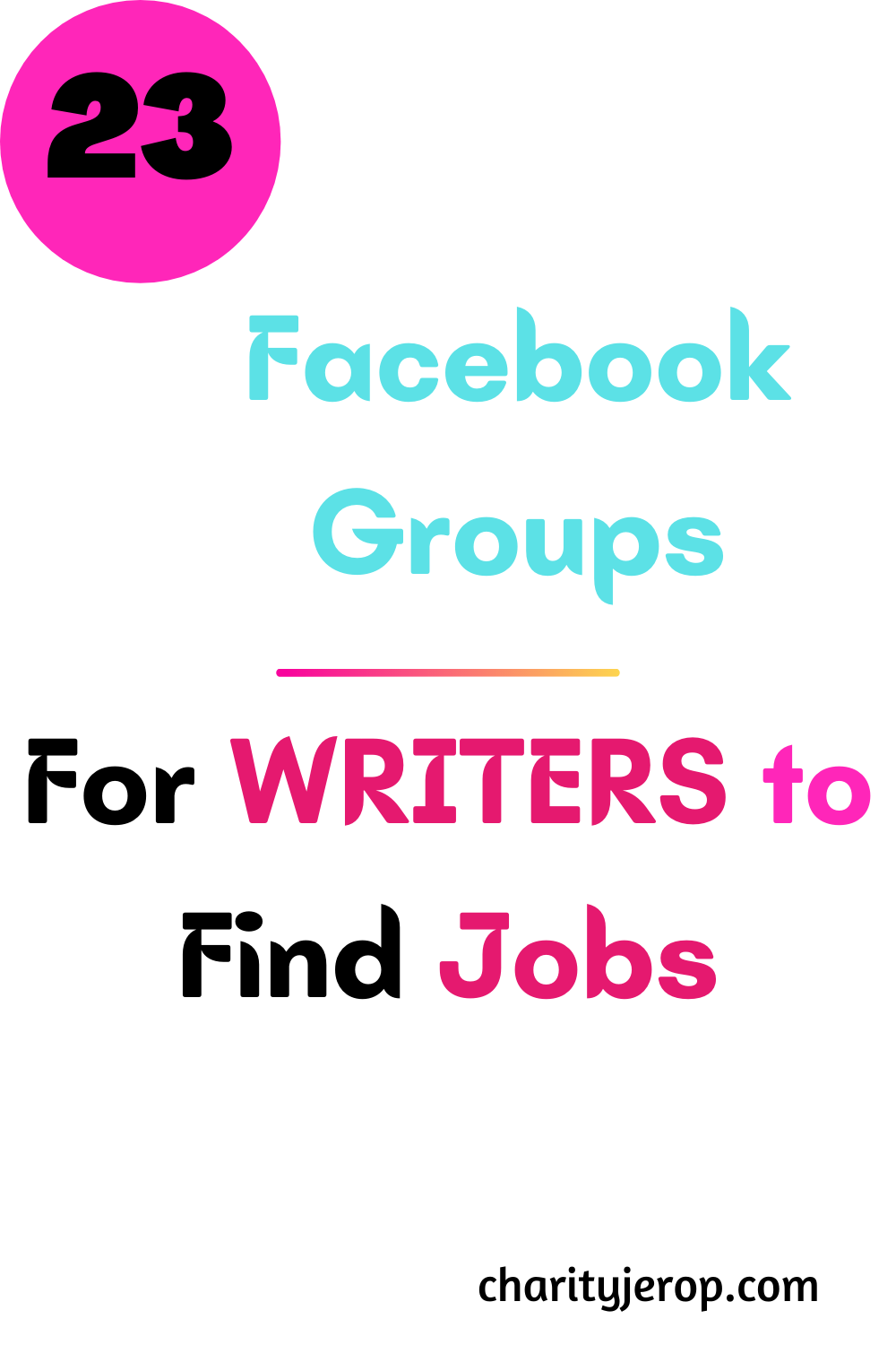 Freelance writing jobs on Facebook